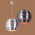 北欧风格餐厅球型吊灯铁艺单头北欧设计寿司店吧台发廊球型灯具
