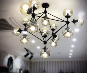 后现代简约北欧环形LED餐厅吊灯 卧室创意个性圆形铝材客厅灯具
