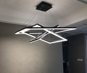 北欧后现代风格玻璃几何桃子吊灯简约个性客厅餐厅创意酒吧台灯具