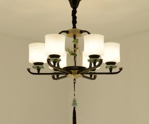 蒲公英创意欧式水晶led轻奢吊灯卧室 北欧现代简约风格客餐厅灯具
