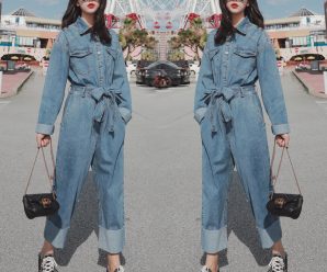秋冬女中长款牛仔外套牛仔棉衣羊羔毛外套羊羔毛棉服牛仔棉风衣