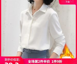 嗨森活加厚毛呢格子衬衫女2019秋季新款宽松复古港味长袖衬衣上衣