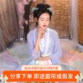 中国风汉服女曲裾古装服装古风年会舞蹈表演服毕业班服学生演出服
