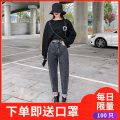 打底裤女外穿八分小个子春秋2020新款高腰黑色小脚九分加绒小黑裤