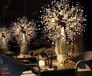 LED吊灯后现代简约长北欧个性餐厅灯客厅灯创意书房灯具吧台灯具