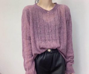 秋比立领紫色衬衫女长袖设计感小众上衣2020秋季韩版宽松衬衣外套