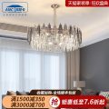 led欧式k9水晶灯卧室吸顶灯现代客厅灯简约餐厅过道阳台玄关灯具