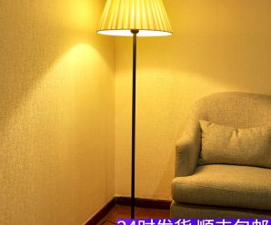 虹朗 ins简约北欧led落地灯客厅卧室立式床头灯网红创意护眼地灯