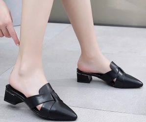 TOD’S官方正品2021夏季女鞋女士真皮KATE穆勒鞋半拖凉鞋女夏