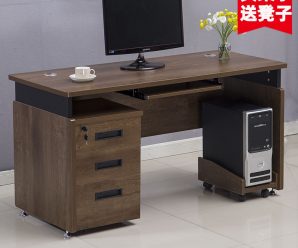 森趣美式实木学生书桌椅家用电脑桌办公桌梳妆台书桌一体书房家具