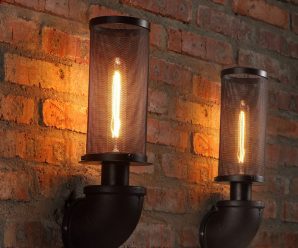 工业风复古铁艺水管壁灯loft个性创意管道装饰咖啡厅酒吧书房灯具