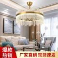 西班牙天然云石客厅吊灯全铜轻奢后现代新中式设计师卧室餐厅灯具