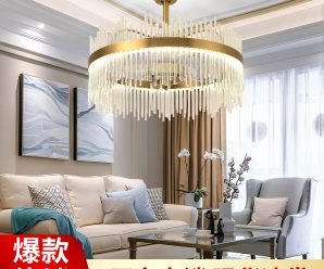 西班牙天然云石客厅吊灯全铜轻奢后现代新中式设计师卧室餐厅灯具